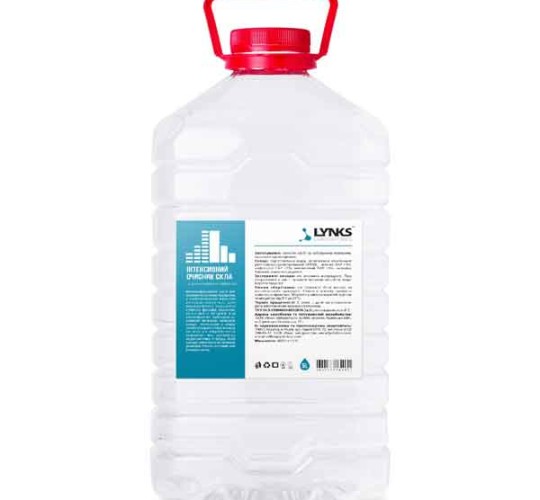 Інтенсивний очищувач скла з антистатичним ефектом ТМ LYNKS LABORATORIES, 5л.