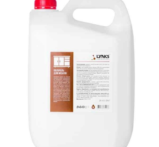 Поліроль для меблів ТМ LYNKS LABORATORIES 5 л