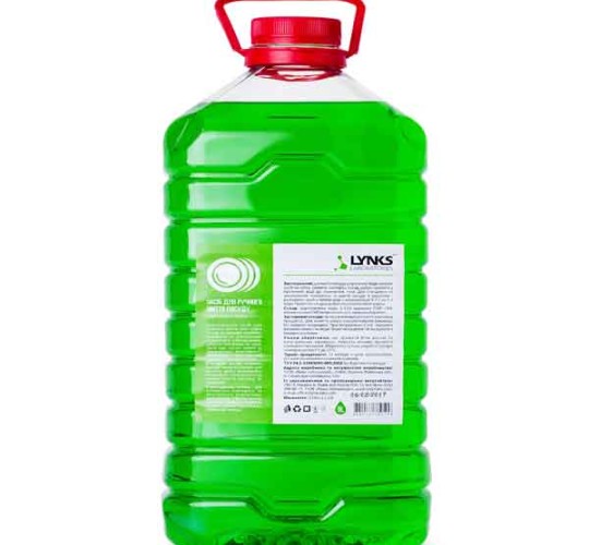 Засіб для миття посуду з Лайм ТМ LYNKS LABORATORIES 5 л.
